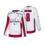 Camiseta Washington Capitals Alex Ovechkin 2018 Season Centennial Patch Team Road Blanco Camiseta Washington Capitals Alex Ovechkin 2018 Season Centennial Patch Team Road Blanco