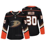 Camiseta Hockey Mujer Anaheim Ducks 30 Ryan Miller Negro Autentico Jugador Camiseta Hockey Mujer Anaheim Ducks 30 Ryan Miller Negro Autentico Jugador