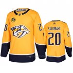 Camiseta Hockey Nashville Predators Miikka Salomaki Primera Amarillo Camiseta Hockey Nashville Predators Miikka Salomaki Primera Amarillo