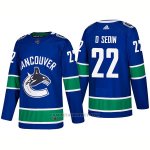 Camiseta Hockey Hombre Vancouver Canucks 22 Daniel Sedin Home Premier 2017-2018 Azul Camiseta Hockey Hombre Vancouver Canucks 22 Daniel Sedin Home Premier 2017-2018 Azul