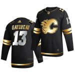 Camiseta Hockey Calgary Flames Johnny Gaudreau Golden Edition Limited Autentico 2020-21 Negro Camiseta Hockey Calgary Flames Johnny Gaudreau Golden Edition Limited Autentico 2020-21 Negro