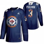 Camiseta Hockey Winnipeg Jets Tucker Poolman 2020 Wasac Night Indigenous Heritage Azul Camiseta Hockey Winnipeg Jets Tucker Poolman 2020 Wasac Night Indigenous Heritage Azul