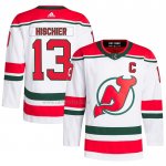 Camiseta Hockey New Jersey Devils Nico Hischier Autentico 2022-23 Blanco Camiseta Hockey New Jersey Devils Nico Hischier Autentico 2022-23 Blanco