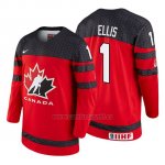 Camiseta Canada Team Colten Ellis 2018 Iihf World Championship Jugador Rojo Camiseta Canada Team Colten Ellis 2018 Iihf World Championship Jugador Rojo