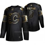 Camiseta Calgary Flames Juuso Valimaki Golden Edition Autentico Negro Camiseta Calgary Flames Juuso Valimaki Golden Edition Autentico Negro