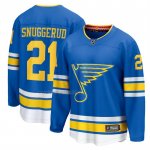 Camiseta Hockey St Louis Blues Jimmy Snuggerud Primera Breakaway Azul Camiseta Hockey St Louis Blues Jimmy Snuggerud Primera Breakaway Azul