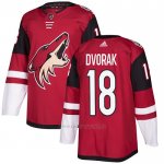 Camiseta Hockey Arizona Coyotes 18 Christian Dvorak Autentico Classic Rojo Camiseta Hockey Arizona Coyotes 18 Christian Dvorak Autentico Classic Rojo