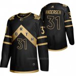 Camiseta Hockey Toronto Maple Leafs Frederik Andersen 2020 Ciudad Edition Negro Camiseta Hockey Toronto Maple Leafs Frederik Andersen 2020 Ciudad Edition Negro