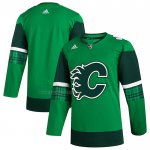 Camiseta Hockey Calgary Flames 2023 St. Patrick's Day Autentico Verde Camiseta Hockey Calgary Flames 2023 St. Patrick's Day Autentico Verde