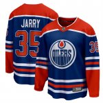 Camiseta Hockey Edmonton Oilers Tristan Jarry Primera Breakaway Azul Camiseta Hockey Edmonton Oilers Tristan Jarry Primera Breakaway Azul