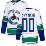 Camiseta Hockey Hombre Vancouver Canucks Segunda Personalizada Blanco Camiseta Hockey Hombre Vancouver Canucks Segunda Personalizada Blanco