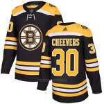 Camiseta Hockey Boston Bruins 30 Gerry Cheevers Primera Autentico Negro Camiseta Hockey Boston Bruins 30 Gerry Cheevers Primera Autentico Negro