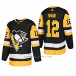 Camiseta Hockey Hombre Pittsburgh Penguins 12 Dominik Simon Home Autentico Jugador Negro Camiseta Hockey Hombre Pittsburgh Penguins 12 Dominik Simon Home Autentico Jugador Negro