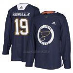 Camiseta St. Louis Blues Jay Bouwmeester New Season Practice Azul Camiseta St. Louis Blues Jay Bouwmeester New Season Practice Azul