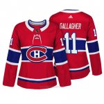 Camiseta Hockey Mujer Montreal Canadiens 11 Brendan Gallagher Rojo Autentico Jugador Camiseta Hockey Mujer Montreal Canadiens 11 Brendan Gallagher Rojo Autentico Jugador