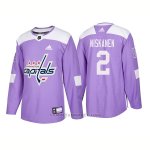 Camiseta Hockey Hombre Autentico Washington Capitals 2 Matt Niskanen Hockey Fights Cancer 2018 Violeta Camiseta Hockey Hombre Autentico Washington Capitals 2 Matt Niskanen Hockey Fights Cancer 2018 Violeta