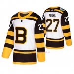 Camiseta Boston Bruins John Moore Winter Classic Adidas Blanco Camiseta Boston Bruins John Moore Winter Classic Adidas Blanco