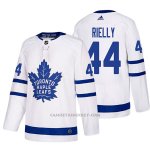Camiseta Hockey Hombre Toronto Maple Leafs 44 Morgan Rielly Away 2017-2018 Blanco Camiseta Hockey Hombre Toronto Maple Leafs 44 Morgan Rielly Away 2017-2018 Blanco