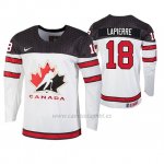 Camiseta Hockey Canada Hendrix Lapierre 2019 Hlinka Gretzky Cup Blanco Camiseta Hockey Canada Hendrix Lapierre 2019 Hlinka Gretzky Cup Blanco