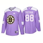Camiseta Hockey Hombre Autentico Boston Bruins David Pastrnak 2018 Hockey Fights Cancer Violeta Camiseta Hockey Hombre Autentico Boston Bruins David Pastrnak 2018 Hockey Fights Cancer Violeta