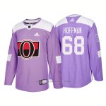 Camiseta Hockey Hombre Autentico Ottawa Senators 68 Mike Hoffman Hockey Fights Cancer 2018 Violeta Camiseta Hockey Hombre Autentico Ottawa Senators 68 Mike Hoffman Hockey Fights Cancer 2018 Violeta