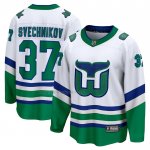 Camiseta Hockey Carolina Hurricanes Andrei Svechnikov Whalers Premier Breakaway Blanco Camiseta Hockey Carolina Hurricanes Andrei Svechnikov Whalers Premier Breakaway Blanco