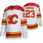 Camiseta Hockey Calgary Flames Sean Monahan 2019 Heritage Classic Autentico Blanco Camiseta Hockey Calgary Flames Sean Monahan 2019 Heritage Classic Autentico Blanco