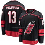 Camiseta Hockey Carolina Hurricanes Jesse Puljujarvi Primera Breakaway Negro Camiseta Hockey Carolina Hurricanes Jesse Puljujarvi Primera Breakaway Negro