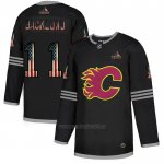 Camiseta Hockey Calgary Flames Backlund 2020 USA Flag Negro Camiseta Hockey Calgary Flames Backlund 2020 USA Flag Negro
