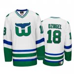 Camiseta Hockey Hartford Whalers Ryan Dzingel Heritage Throwback Blanco Camiseta Hockey Hartford Whalers Ryan Dzingel Heritage Throwback Blanco