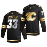 Camiseta Hockey Calgary Flames David Rittich Golden Edition Limited Autentico 2020-21 Negro Camiseta Hockey Calgary Flames David Rittich Golden Edition Limited Autentico 2020-21 Negro