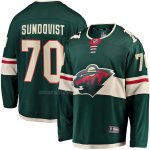 Camiseta Hockey Minnesota Wild Oskar Sundqvist Primera Breakaway Verde Camiseta Hockey Minnesota Wild Oskar Sundqvist Primera Breakaway Verde