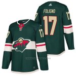 Camiseta Hockey Hombre Autentico Minnesota Wild 17 Marcus Foligno Home 2018 Verde Camiseta Hockey Hombre Autentico Minnesota Wild 17 Marcus Foligno Home 2018 Verde