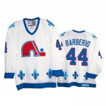 Camiseta Hockey Quebec Nordiques Mark Barberio Heritage Vintage Replica 1991-95 Blanco Camiseta Hockey Quebec Nordiques Mark Barberio Heritage Vintage Replica 1991-95 Blanco