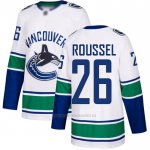 Camiseta Hockey Vancouver Canucks 26 Antoine Roussel Segunda Autentico Blanco Camiseta Hockey Vancouver Canucks 26 Antoine Roussel Segunda Autentico Blanco
