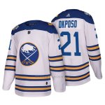 Camiseta Hockey Hombre Autentico Buffalo Sabres 21 Kyle Okposo 2018 Winter Classic Blanco Camiseta Hockey Hombre Autentico Buffalo Sabres 21 Kyle Okposo 2018 Winter Classic Blanco