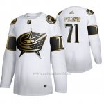 Camiseta Hockey Columbus Blue Jackets Nick Foligno Golden Edition Autentico Blanco Camiseta Hockey Columbus Blue Jackets Nick Foligno Golden Edition Autentico Blanco