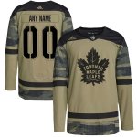 Camiseta Hockey Toronto Maple Leafs Personalizada Military Appreciation Team Autentico Practice Camuflaje Camiseta Hockey Toronto Maple Leafs Personalizada Military Appreciation Team Autentico Practice Camuflaje