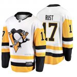 Camiseta Pittsburgh Penguins Bryan Rust 2019 Away Breakaway Blanco Camiseta Pittsburgh Penguins Bryan Rust 2019 Away Breakaway Blanco
