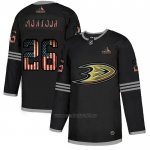 Camiseta Hockey Anaheim Ducks Brandon Montour 2020 USA Flag Negro Camiseta Hockey Anaheim Ducks Brandon Montour 2020 USA Flag Negro