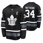 Camiseta Toronto Maple Leafs Auston Matthews 2019 All Star Negro Camiseta Toronto Maple Leafs Auston Matthews 2019 All Star Negro