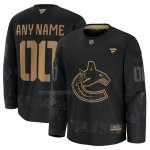 Camiseta Hockey Vancouver Canucks 2024 Military Appreciation Personalizada Negro Camiseta Hockey Vancouver Canucks 2024 Military Appreciation Personalizada Negro