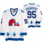 Camiseta Hockey Quebec Nordiques Andre Burakovsky Heritage Vintage Replica Blanco Camiseta Hockey Quebec Nordiques Andre Burakovsky Heritage Vintage Replica Blanco