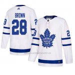Camiseta Toronto Maple Leafs Connor Brown Autentico Away Blanco Camiseta Toronto Maple Leafs Connor Brown Autentico Away Blanco