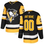 Camiseta Hockey Hombre Pittsburgh Penguins Primera Personalizada Negro Camiseta Hockey Hombre Pittsburgh Penguins Primera Personalizada Negro