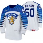 Camiseta Hockey Finlandia Miika Koivisto Home 2020 IIHF World Championship Blanco Camiseta Hockey Finlandia Miika Koivisto Home 2020 IIHF World Championship Blanco