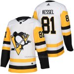 Camiseta Hockey Hombre Autentico Pittsburgh Penguins 81 Phil Kessel Away 2018 Blanco Camiseta Hockey Hombre Autentico Pittsburgh Penguins 81 Phil Kessel Away 2018 Blanco