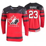 Camiseta Hockey Canada Mavrik Bourque 2019 Hlinka Gretzky Cup Rojo Camiseta Hockey Canada Mavrik Bourque 2019 Hlinka Gretzky Cup Rojo