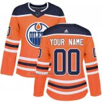 Camiseta Hockey Mujer Edmonton Oilers Primera Personalizada Naranja Camiseta Hockey Mujer Edmonton Oilers Primera Personalizada Naranja