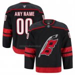 Camiseta Hockey Carolina Hurricanes Primera Pro Personalizada Negro Camiseta Hockey Carolina Hurricanes Primera Pro Personalizada Negro